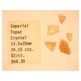 Apatite Raw Stones; 5.2 Grams;