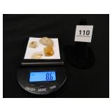 Citrine Raw Stones; 8.6 grams;