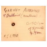 Almandine Garnet Gemstone;