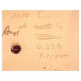 Pyrope Garnet Gemstone;