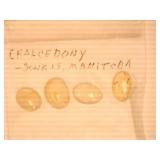 Chalcedony; Souris, Manitoba; Polished; 1.9 grams