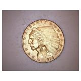 1914 $2½ Gold Coin designer Bela Lyon Pratt