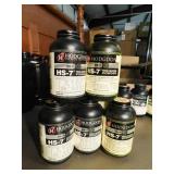 GUNPOWDER - HODGDON HS-7 5-  1 LB CONTAINERS FULL