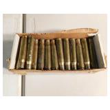 50 CAL BRASS CASINGS (APPROX 30)