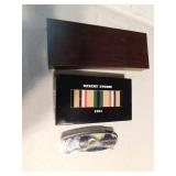 3- KNIVES  (DESERT STORM, FISHING, USA)