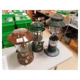 COLEMAN LANTERNS (3)