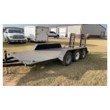 Shop Built 80"x 192" steel trailer