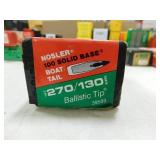 270 CAL. 130 GR BOAT TAIL BALLISTIC TIP BULLETS