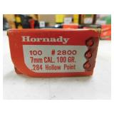 7MM 100 GR .284 HP HORNADY (100) BULLETS