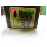7MM 150 GR SPITZER NOSLER (50) BULLETS