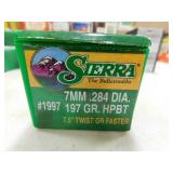 7MM 183 GR SIERRA HPBT (100/BOX) BULLETS