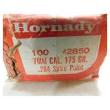 7MM 175 GR HORNADY SPIRE (100/BOX) BULLETS