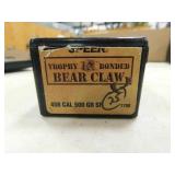 458 CAL 500 GR SP SPEER BEAR CLAW(25) BULLETS