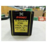375 CAL 235 GR X BARNES (50/BOX) BULLETS