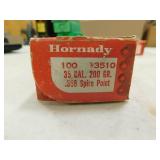 35 CAL 200 GR SPIRE HORNADY (100) BULLETS