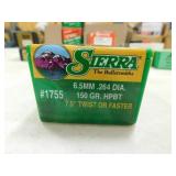 6.5 MM 150 GR HPBT SIERRA (100) BULLETS