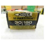30 CAL 180 GR NOSLER PARTITION (50) BULLETS
