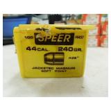 44 CAL 240 GR JACKET SP SPEER(100/BOX) BULLETS