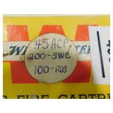 45 CAL 230GR SWC (100) BULLETS
