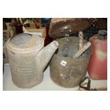 Antique Pail & Water Can