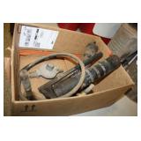 2 - grease guns, LP hose/connector