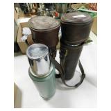 2- ALLADIN STANLEY THERMOS WITH CASES