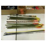 ARROWS - APPROX 37 SOME WITH TIPS AND NOKS