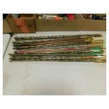 ARROWS - APPROX 36 SOME WITH TIPS AND NOKS