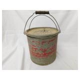 Vintage Covey Minnow Bucket