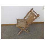 Vintage Wooden Folding Chair