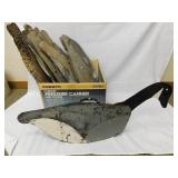 12 vintage goose decoys