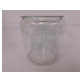 Vintage Curtiss Candy Co. Glass Jar