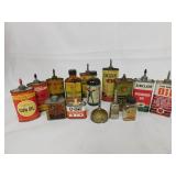 Vintage Oils- gun, bow, real and household oils