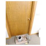 Vintage Fishing Rods/Reel, watering can, pitch for