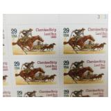 Cherokee Strip Land Run 1893 Stamp Sheet