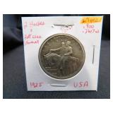 1925 US Half Dollar Coin - Silver