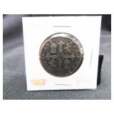 1837 Spanish Coin, Copper, 8 Maravedi