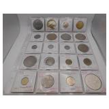 20 Assorted Foreign Coins- see pics for details