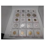 20 Assorted Foreign Coins- see pics for details