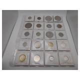 20 Assorted Foreign Coins- see pics for details