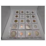 20 Assorted Foreign Coins- see pics for details