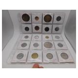 20 Assorted Foreign Coins- see pics for details