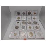 20 Assorted Foreign Coins- see pics for details
