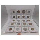 20 Assorted Foreign Coins- see pics for details