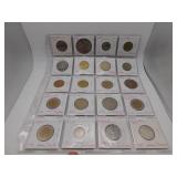 20 Assorted Foreign Coins- see pics for details