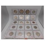 20 Assorted Foreign & US Coins- pics for details