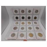 20 Assorted Foreign & US Coins -pics for details