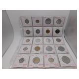 20 Assorted Foreign Coins- see pics for details