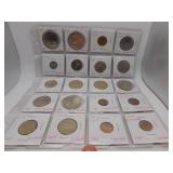 20 Assorted Foreign Coins- see pics for details