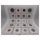 20 Assorted Foreign Coins- see pics for details